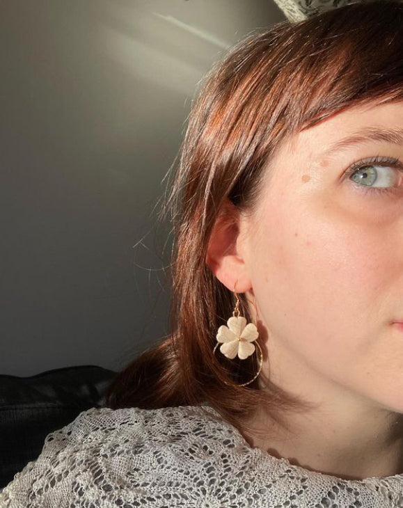 Boucles Honorine Noyer