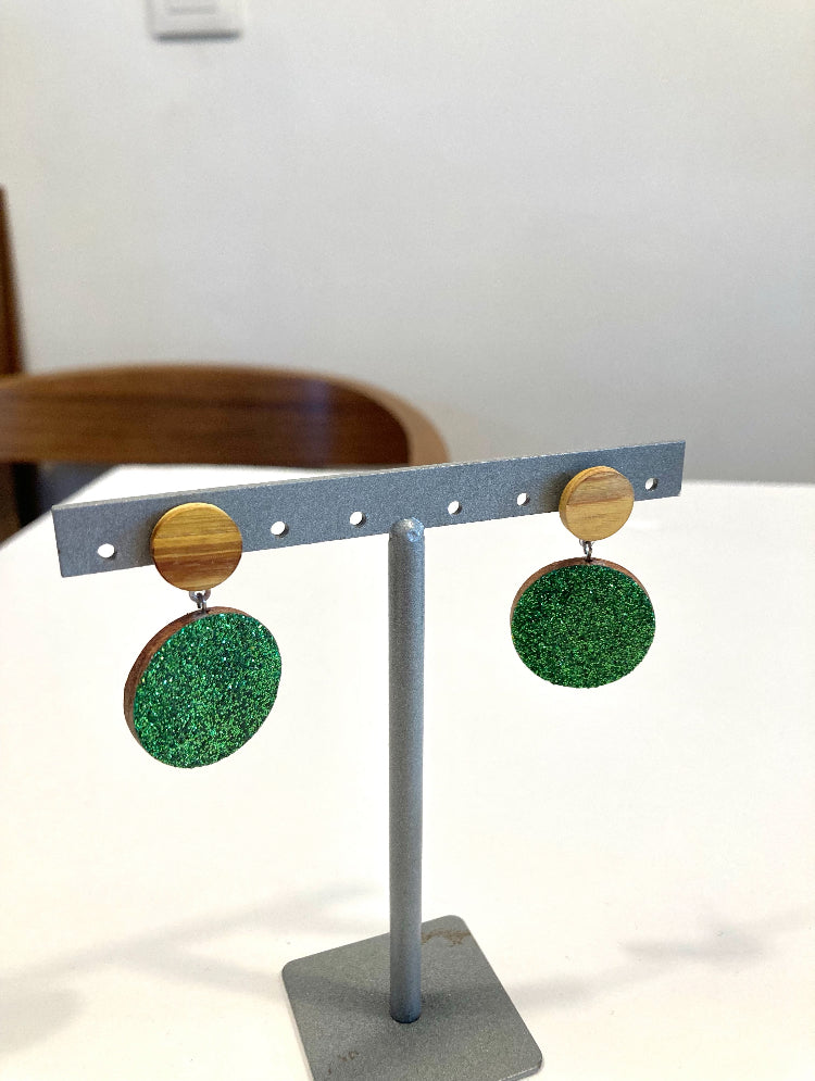 Boucles Paloma vertes