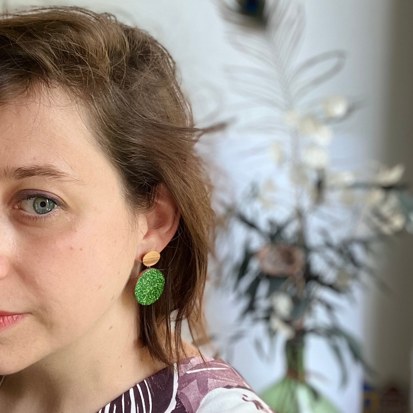 Boucles Paloma vertes