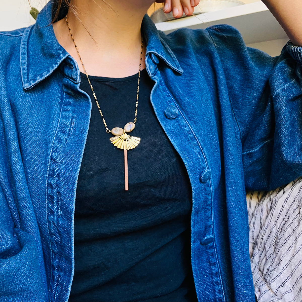 Collier Grigri Vent de sable