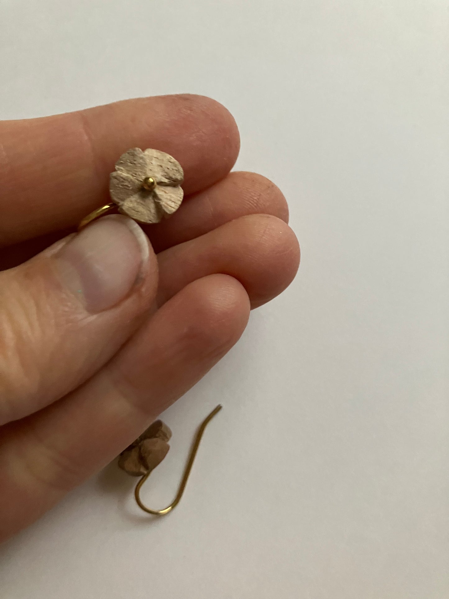 Boucles Elisabeth dorées