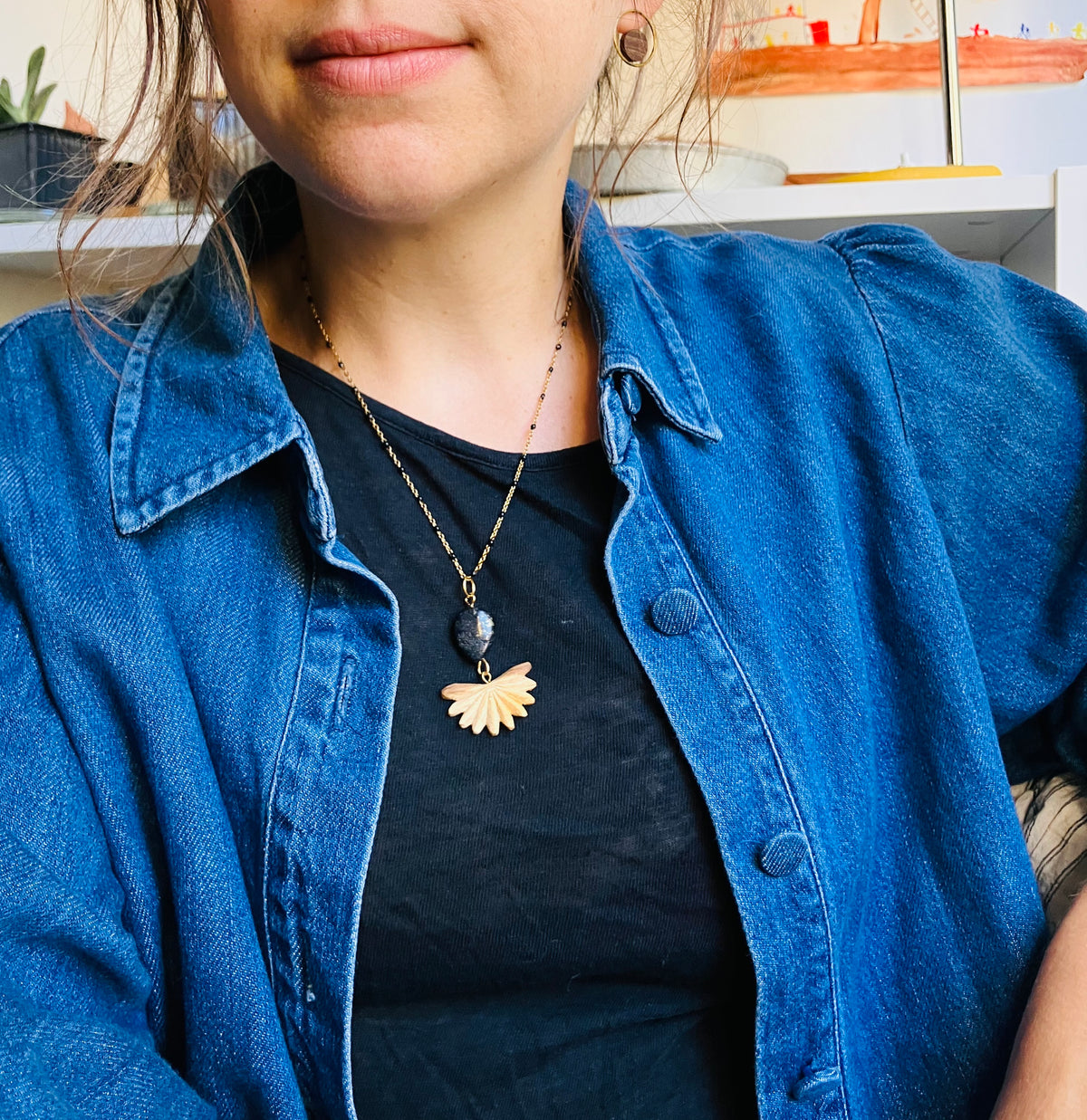 Collier Grigri Mer et sable