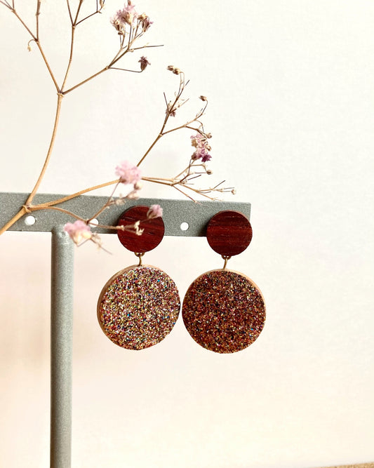 Boucles Paloma multicolores