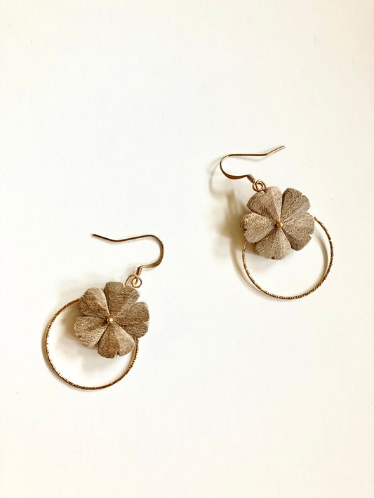 Boucles Honorine Noyer