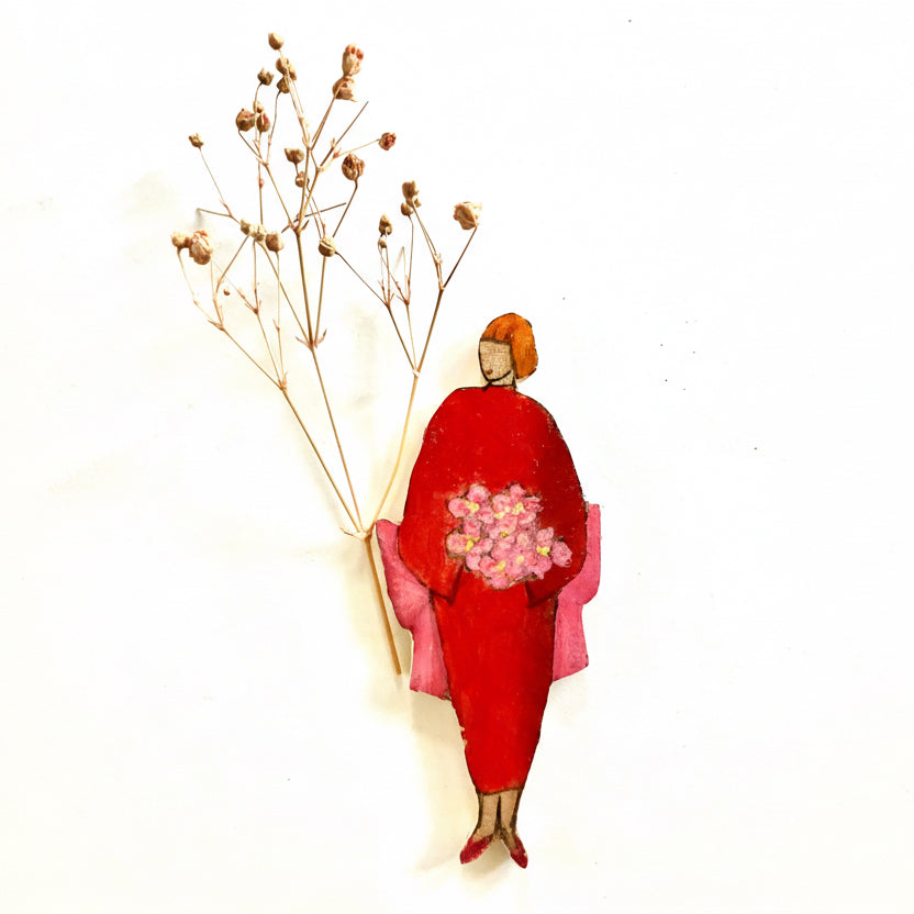 Sonia kimono au noeud rose