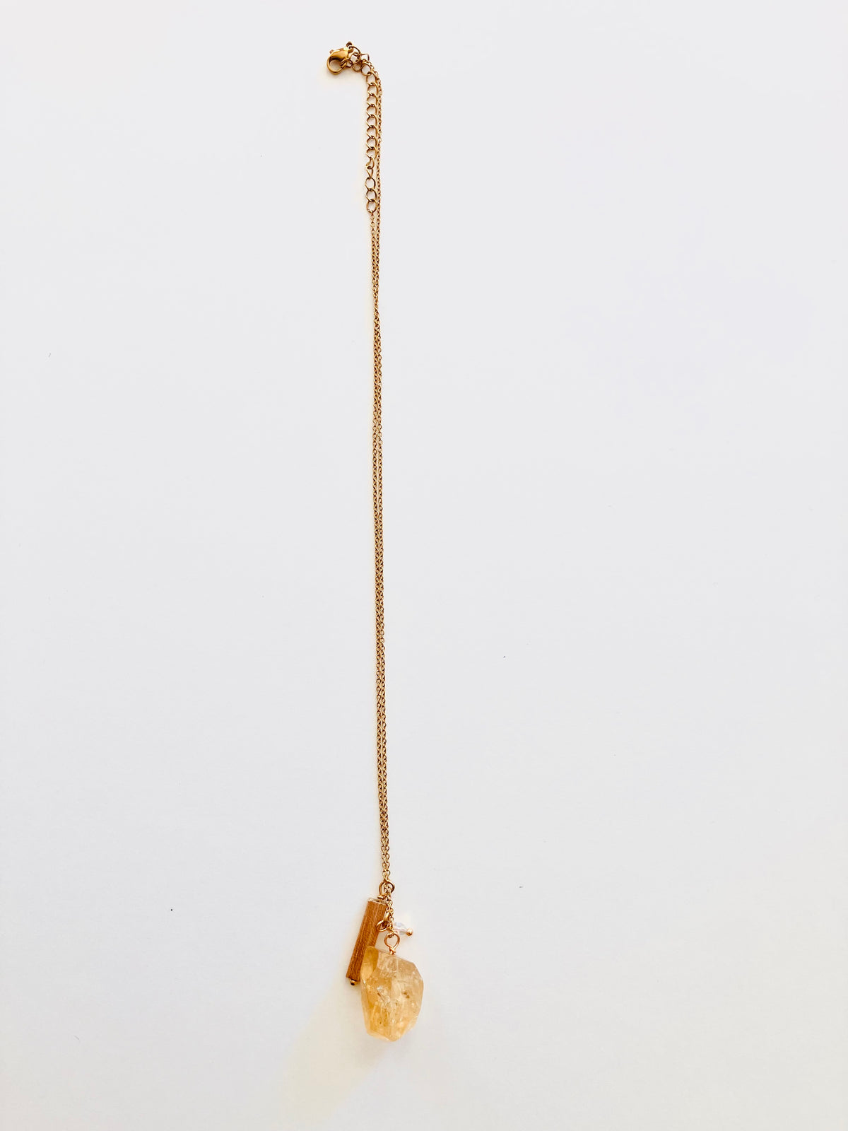 Bois local citrine acier inoxydable doré 