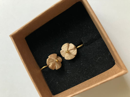 Boucles Elisabeth dorées